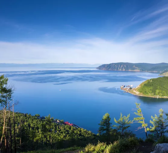 Aussichtspunkt Tscherski mit Blick auf den Baikalsee