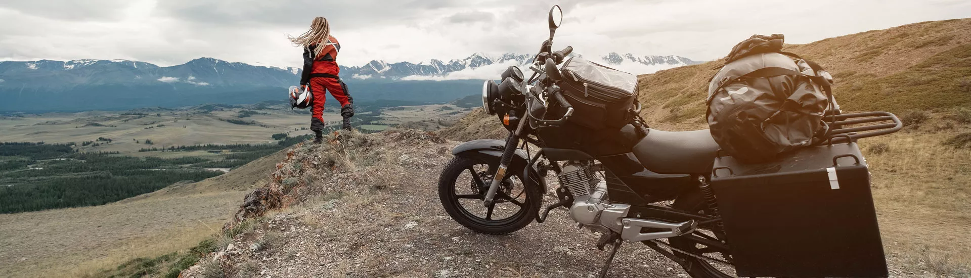 Mit dem Motorrad durch das Altai Gebirge in Russland