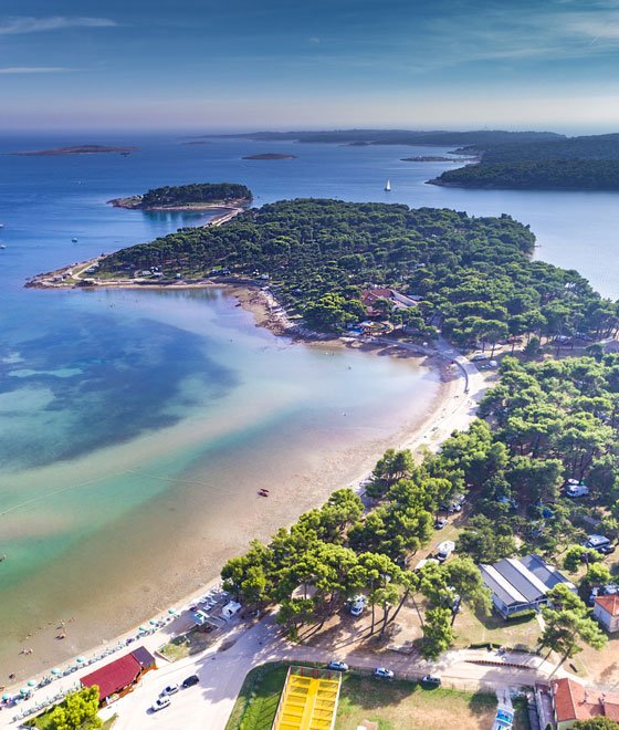 Bucht von Istrien in Kroatien
