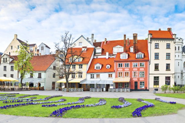 Cafés in der Altstadt von Riga