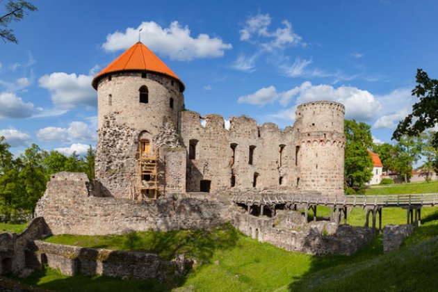 Die alte Burg von Cesis