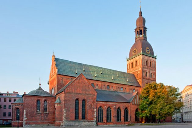 Die St. Petrikirche in Riga