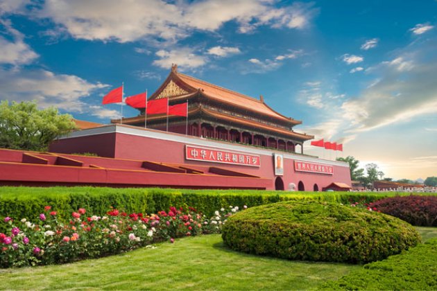 Tor des Himmlischen Friedens auf dem Tian'anmen-Platz