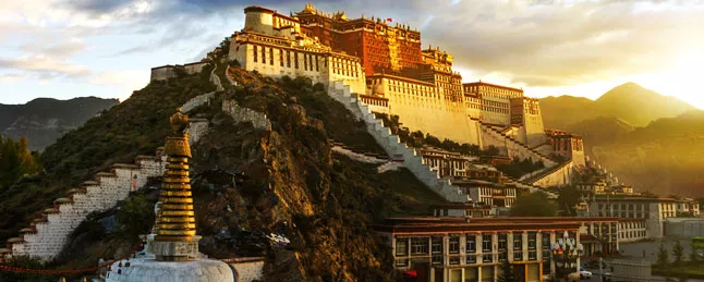 Potala Palast in Tibet