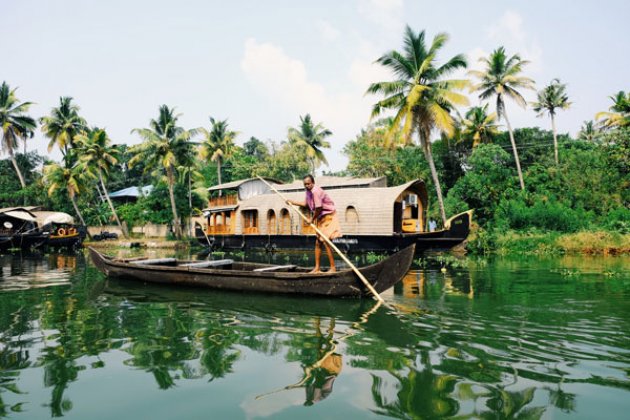 Boot in den Backwaters