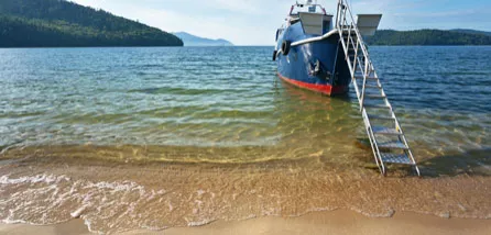 Klares Wasser vom Baikalsee