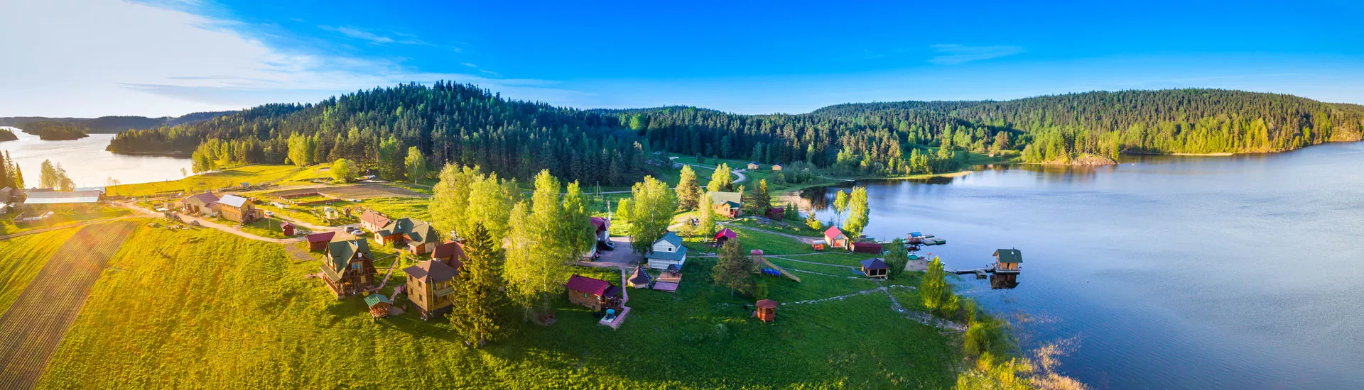 Blick auf den Ladoga-See