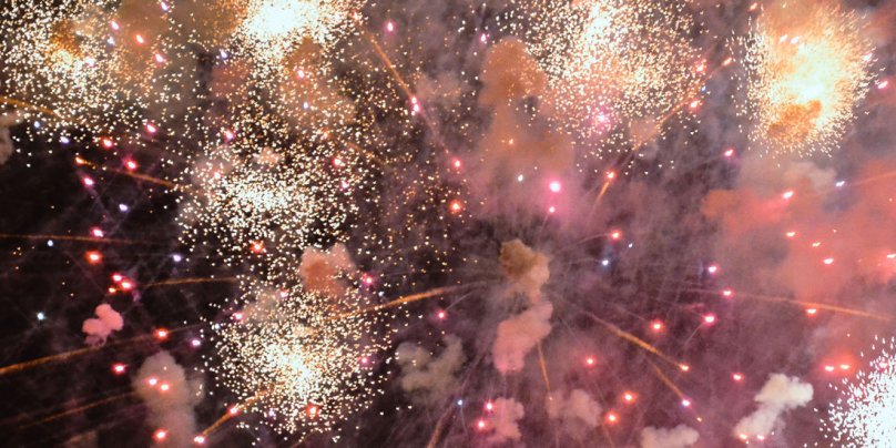 Silvesterfeuerwerk Silvesterfeuerwerk in Russland