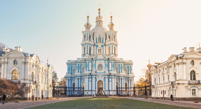 Smolny Kathedrale in St. Petersburg